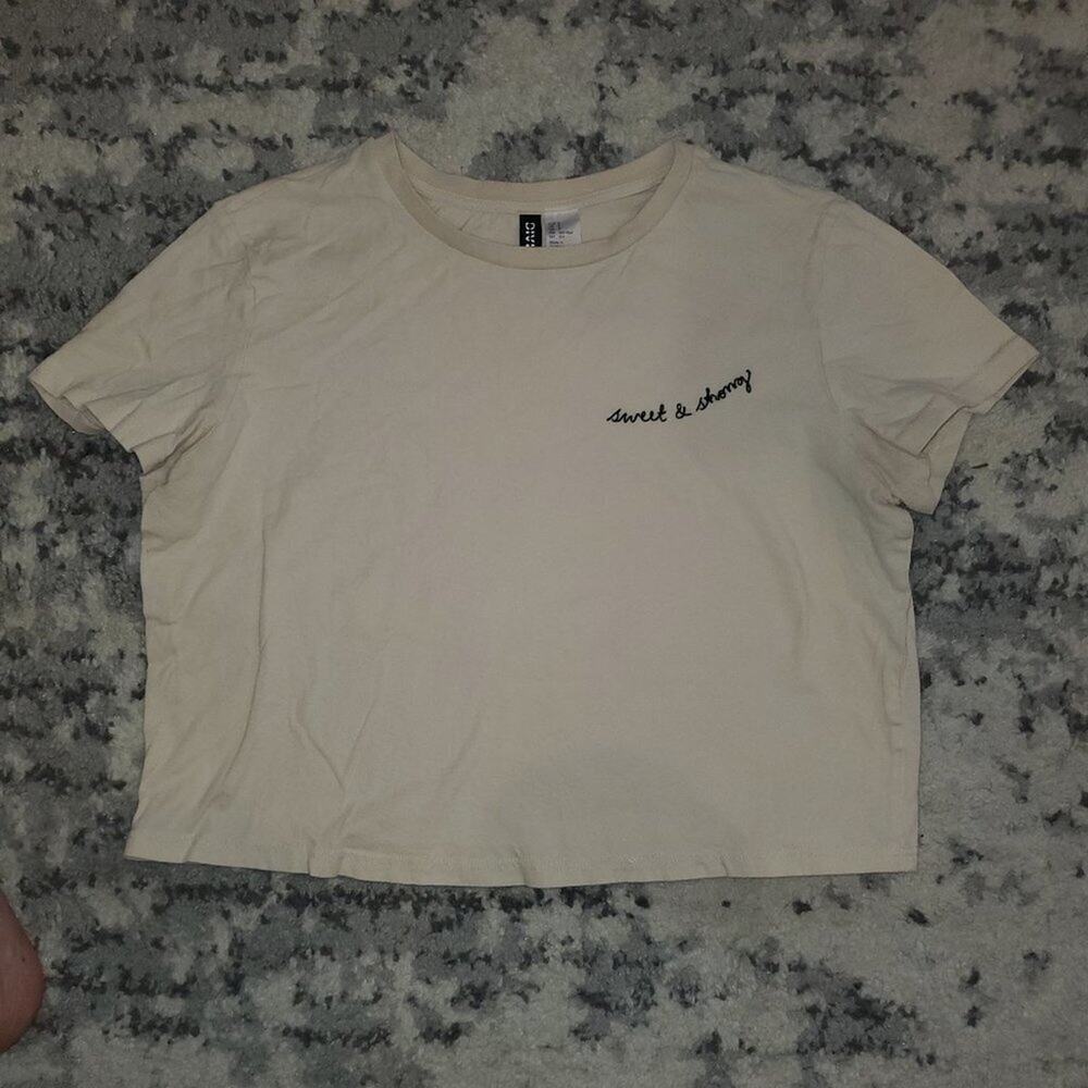 Divided H&M Crop Top || Sm || EUC